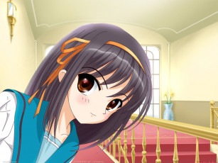 Картинка аниме the melancholy of haruhi suzumiya
