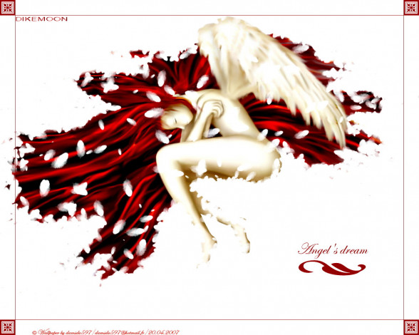 Обои картинки фото аниме, angels, demons