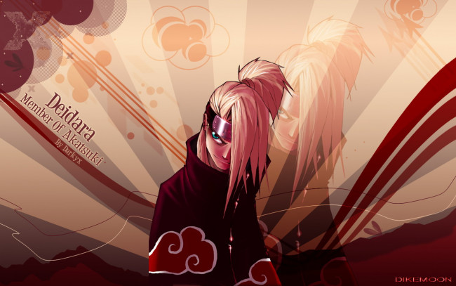Обои картинки фото аниме, naruto, отступник, ниндзя, шиноби, akatsuki, deidara
