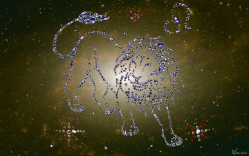 обоя лев, разное, знаки, зодиака