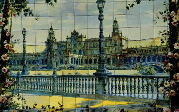 Картинка рисованные города