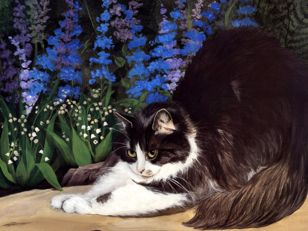 Обои картинки фото рисованные, животные