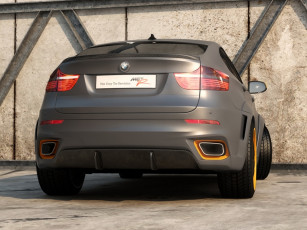 обоя bmw, x6, interceptor, автомобили, 3д