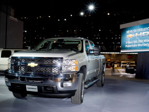 Картинка cheverolet silverado hd автомобили выставки уличные фото