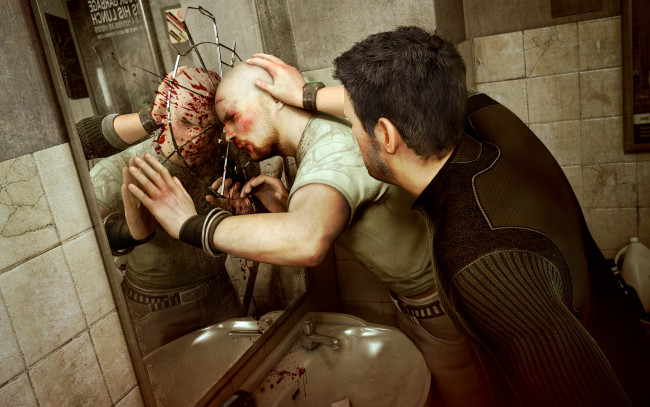 Обои картинки фото tom, clancy`s, splinter, cell, conviction, видео, игры