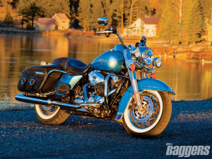 Картинка 2011 harley davidson road king classic мотоциклы