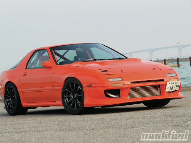 Обои картинки фото 1989, rx, автомобили, mazda