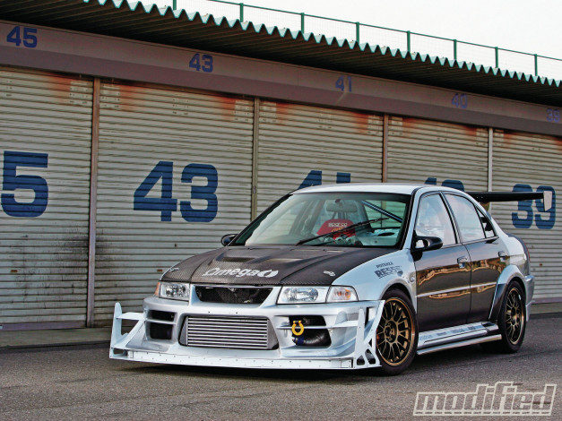 Обои картинки фото 1999, mitsubishi, lancer, evolution, vi, автомобили