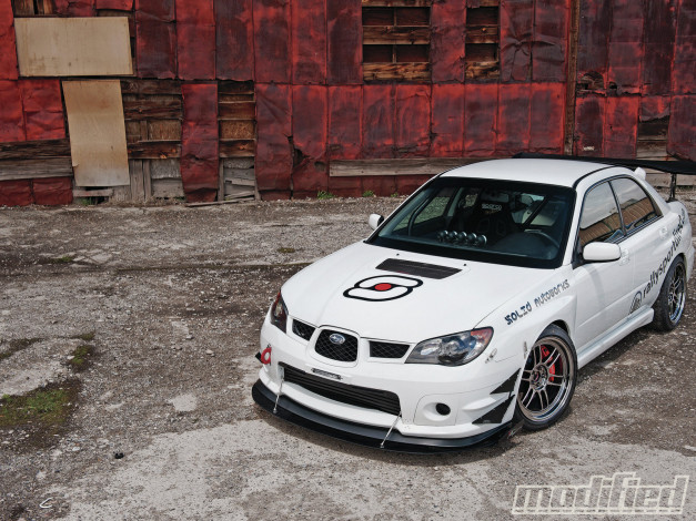 Обои картинки фото 2006, subaru, impreza, wrx, автомобили