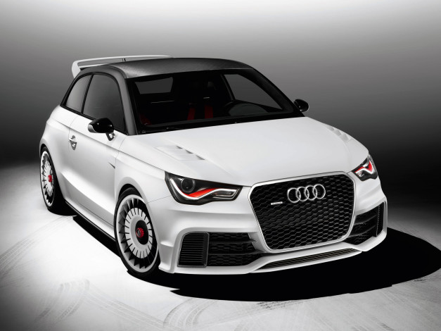 Обои картинки фото audi, a1, slubsport, quattro, concept, автомобили