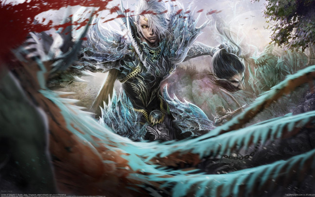 Обои картинки фото фэнтези, эльфы, buddy jiang, голова