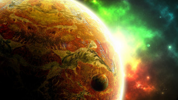 Картинка космос арт планеты