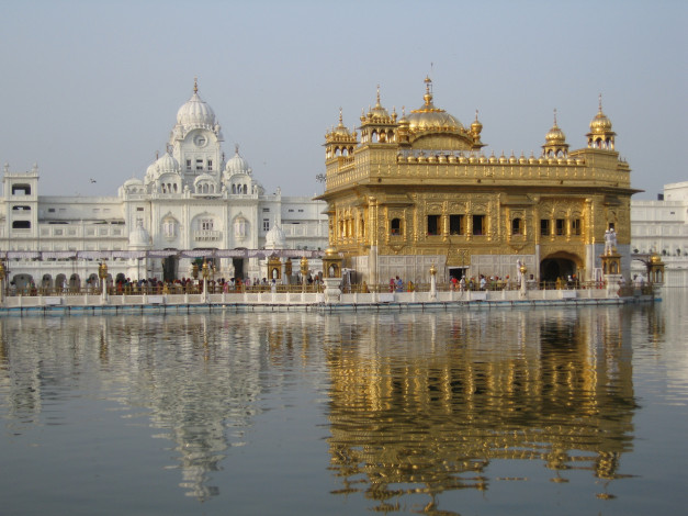 Обои картинки фото города, буддистские, другие, храмы, golden, temple, amirstsar, hindu, india