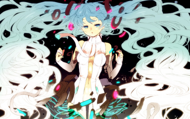 Обои картинки фото аниме, vocaloid, девушка