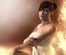 Картинка 3д графика people люди девушка