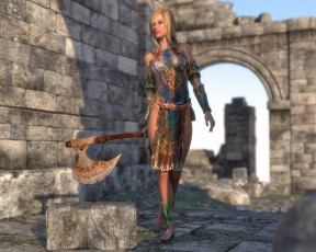 Картинка 3д графика amazon амазонки оружие девушка