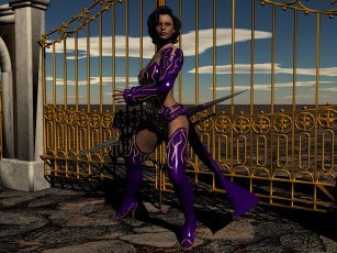 Картинка 3д графика people люди девушка