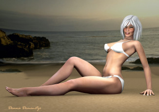 Картинка 3д графика people люди девушка