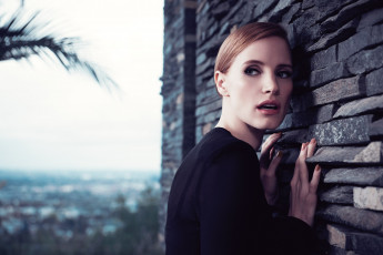 Картинка Jessica+Chastain девушки стена модель