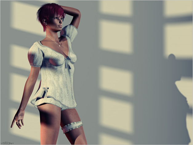 Обои картинки фото 3д, графика, people, люди, девушка