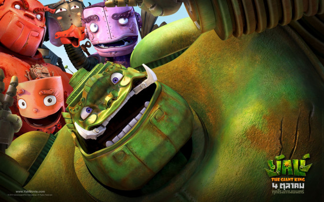 Обои картинки фото yak, мультфильмы, железяки