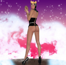 Картинка 3д+графика people+ люди взгляд девушка