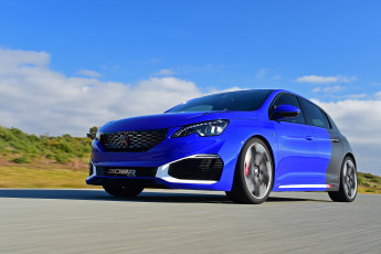 обоя автомобили, peugeot, 2015г, concept, r, hybrid, 308