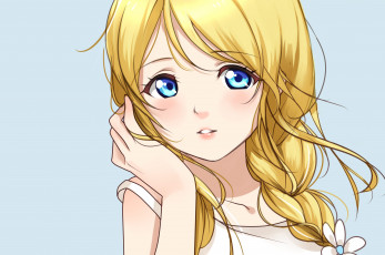 Картинка аниме love+live +school+idol+project девочка