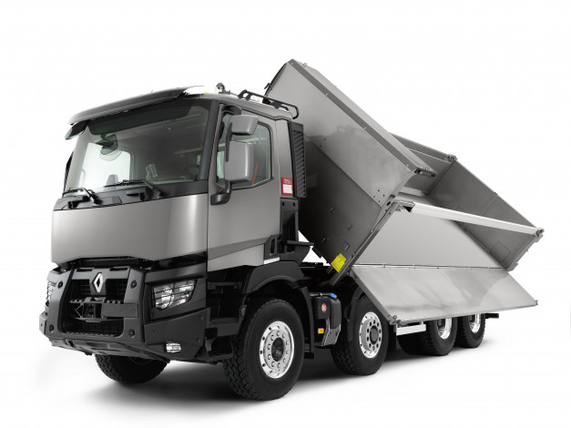 Обои картинки фото автомобили, renault trucks, cif, c, 440, rigid, day, cab, with, renault, bennes, tipper, body