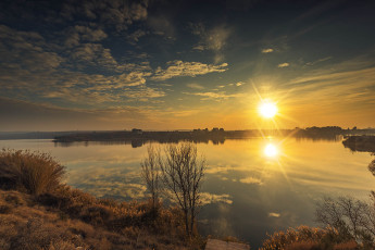 Картинка природа восходы закаты простор