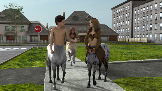 Обои картинки фото 3д графика, существа , creatures, centaur