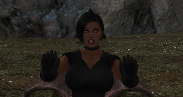 Картинка 3д+графика фантазия+ fantasy девушка взгляд фон