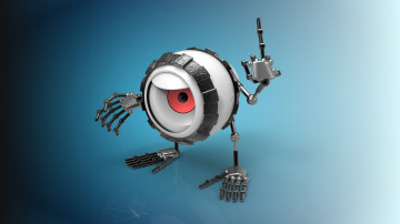 Картинка видео+игры portal+2 глаз игрушка фон