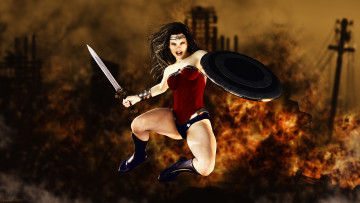 Картинка 3д+графика фантазия+ fantasy девушка взгляд фон