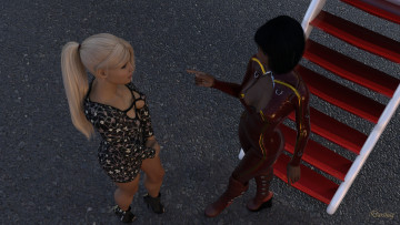 Картинка 3д+графика люди+ people взгляд девушка фон