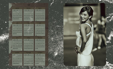 Картинка календари компьютерный+дизайн профиль улыбка девушка