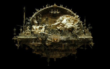 Картинка разное компьютерный+дизайн композиция скульптуры люди арка