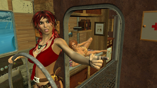 Обои картинки фото 3д графика, фантазия , fantasy, взгляд, девушка, фон