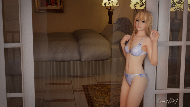 Обои картинки фото 3д графика, люди , people, фон, взгляд, девушка