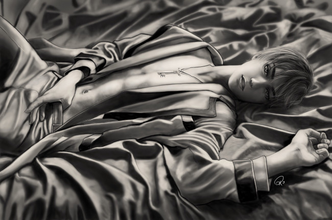 Обои картинки фото аниме, shingeki no kyojin, парень