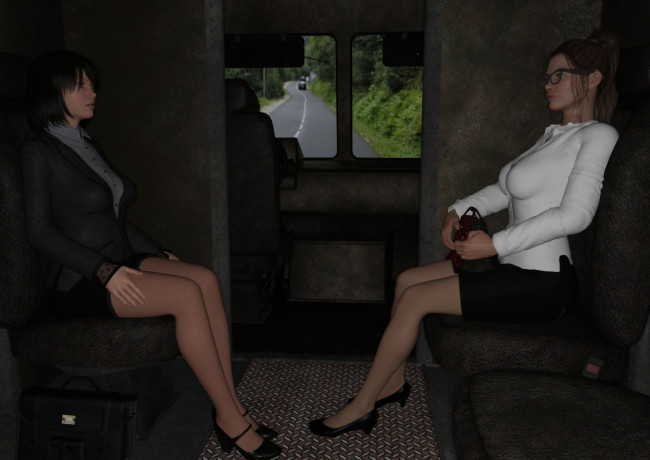 Обои картинки фото 3д графика, люди , people, девушки, фон, взгляд