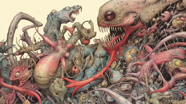 Обои картинки фото фэнтези, существа, нейросети, графика, нейроарт, ai, art, нейронные, сети, рисунки, нейро, искусство