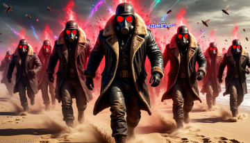 Картинка нексусы+vs+ренды +по+книге+“дингир” 3д+графика фантазия+ fantasy нексус нексусы по книге дингир существа ангелы демоны арт иллюстрации арты противогазы картинки книгам мужчины в противогазе