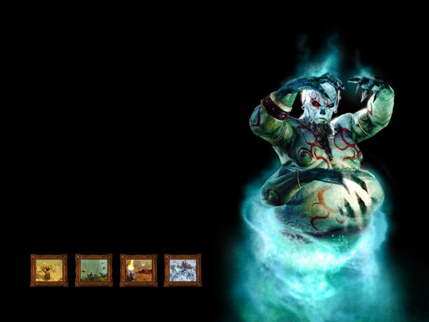 Обои картинки фото видео игры, rise of nations,  rise of legends, джинн, магия, руки, картины