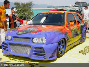 Картинка volkswagen golf iv tuning автомобили