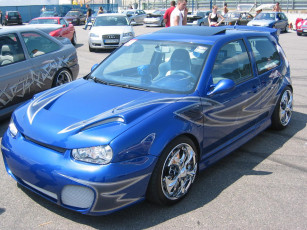 Картинка volkswagen golf iv tuning автомобили