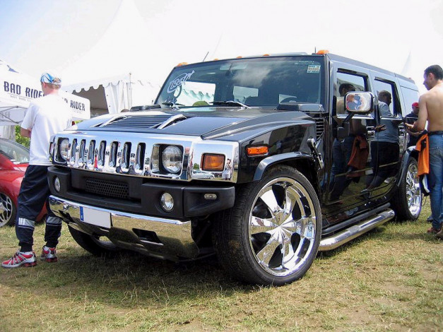 Обои картинки фото hummer, h2, tuning, автомобили