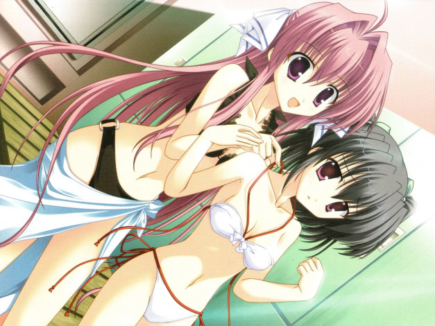 Обои картинки фото mitha, аниме, gift, eternal, rainbow