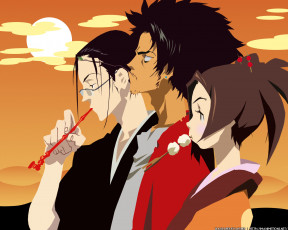 Картинка аниме samurai champloo