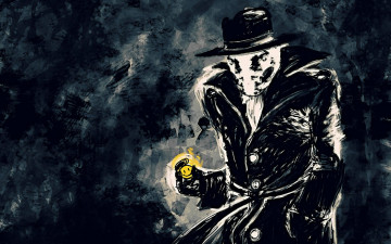 Картинка хранители рисованные комиксы watchmen комикс супергерои уолтер ковач роршах